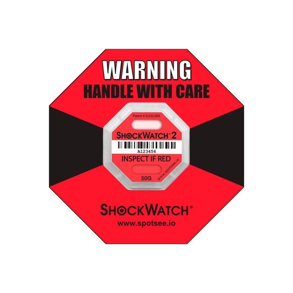 Shockwatch SpotSee„¢ ShockWatch® 2 Serialized Framed Impact Indicators